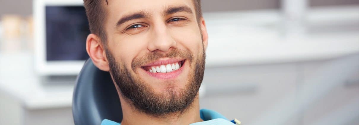 man-dental-chair